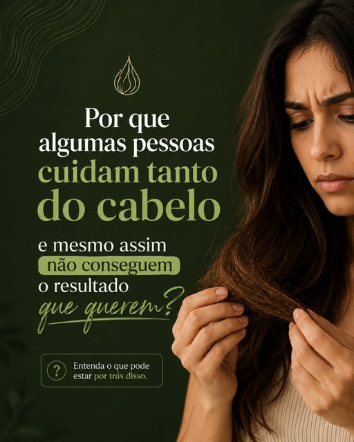 Você cuida, investe em produtos, segue uma rotina… e mesmo assim sente que seu cabelo não chega ao r