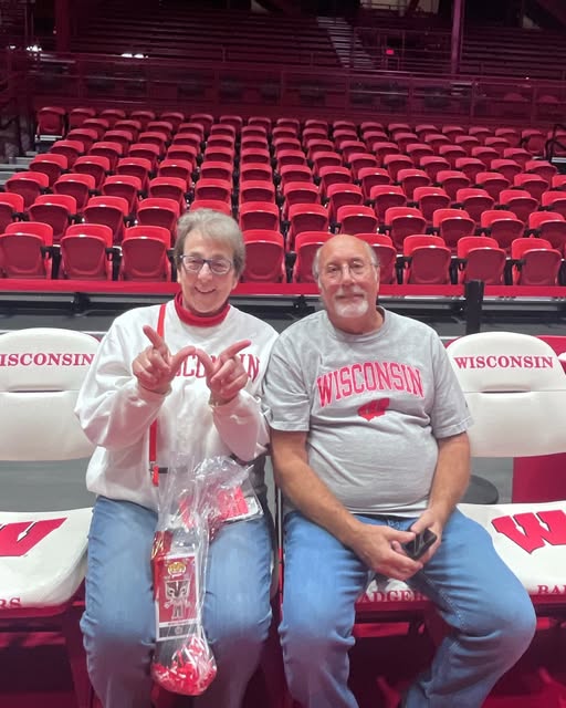 What an unforgettable night.

At Thursday’s @badgervb game, Mary Kay took the court as an honorary c