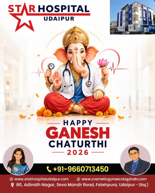 🐘🙏 May Lord Ganesha bless you with good health, happiness & prosperity! 🌸✨

Star Hospital Udaipur