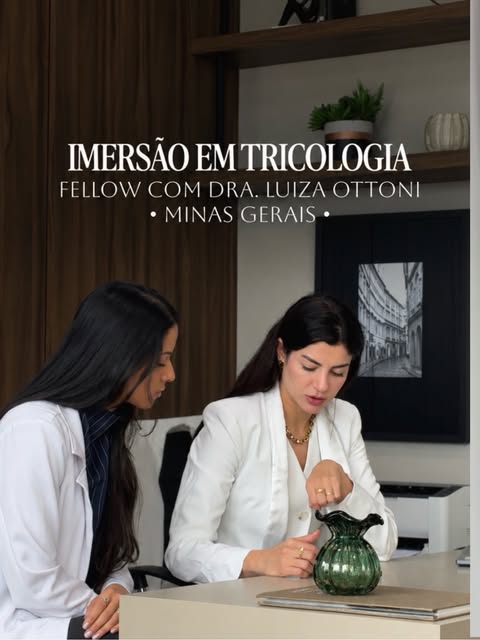 Começando alguns dias de imersão em tricologia ao lado da Dra. Luiza Otoni.

Vim para acompanhar de 