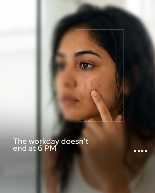 Your skin has a workday, too.

Between back-to-back meetings, long screen hours and time spent in AC