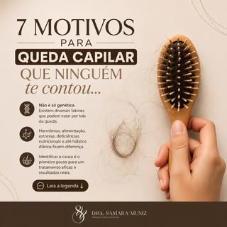 7 motivos da queda capilar que ninguém te contou:

1. Estresse constante – O estresse pode alterar o