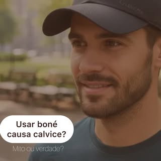 🧢 Usar boné causa calvície? Mito ou verdade?

❌ Mito! O boné, por si só, não causa calvície.

A cal