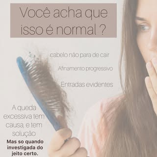 Queda excessiva de cabelo tem tratamento, mas o primeiro passo é descobrir a causa.

Cada caso é úni