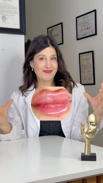 Si quieres unos labios exactamente iguales a los de esta fotografía, esta consulta no es para ti. 💋