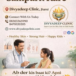 Healthy skin, Confident You ✨
Divyadeep Clinic, Jhansi mein mile advanced Hair Transplant & Hair Car