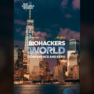 Thrilled to be attending Biohackers World New York 2026 🗽🧬

1,500+ biohackers. 35+ global speakers