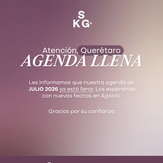 Atención, Querétaro

Por el momento, ya no cuento con espacios disponibles durante julio

Agradezco 