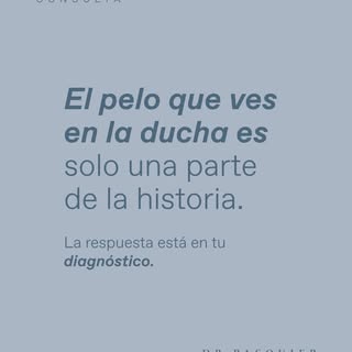 Al lavarte el pelo, es habitual que prestes atención a la cantidad de cabello que queda en la ducha.
