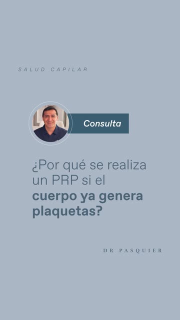 Si nuestro cuerpo ya tiene plaquetas, ¿por qué necesitamos un PRP?

Es una pregunta con mucha lógica
