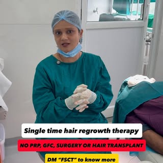 Hair fall, thinning hair or visible baldness? 👀

FSCT (Follicular Stem Cell Therapy) is an advanced