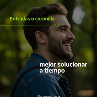 Si notas que las entradas cambian o la coronilla se va aclarando, no lo dejes «para cuando vaya a má