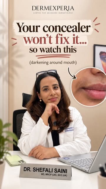 Ready to finally get rid of that dark shadow around your mouth? 👄✨ 

Here is exactly how I treat pe