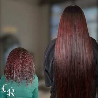 Custom colored 28” tape in hair extensions by me hair from @divas_culture. Curly hair extensions ava