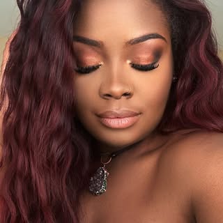 Out of office 📤 

28” Custom Tapeins from @divas_culture 
Makeup by @by_cristle_ramey using @smashb