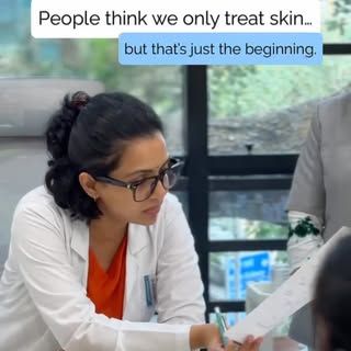 People think we only treat skin.

But dermatology is much more than that.

From aesthetic dermatolog