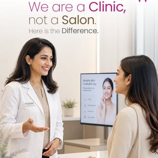 The difference between "glowing skin" and "healthy skin" is a medical diagnosis. 🩺

Too many people