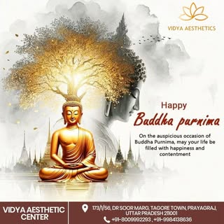 🌸 Happy & Blessed Buddha Purnima 🌸
Vidya Aesthetic Centre wishes you and your loved ones a very Ha