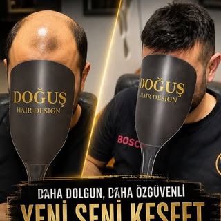 Değişim sadece saçla başlar, ama orada bitmez. 😎 Yeni bir imaj, tazelenen bir özgüven! Doğuş Hair D