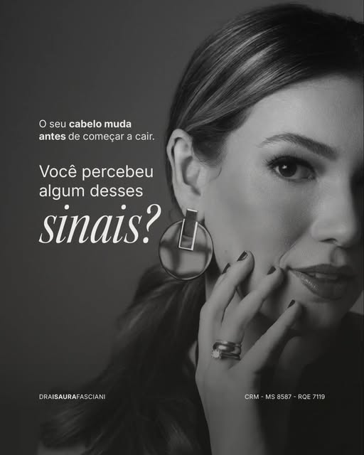Nem toda doença do cabelo começa com uma queda intensa.

Em muitos pacientes, os primeiros sinais ap