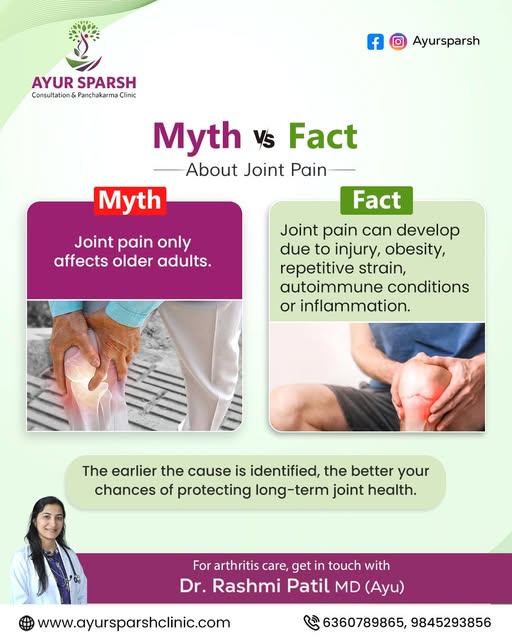 Think joint pain is only an age-related problem? Think again! 

Joint pain can affect people at diff