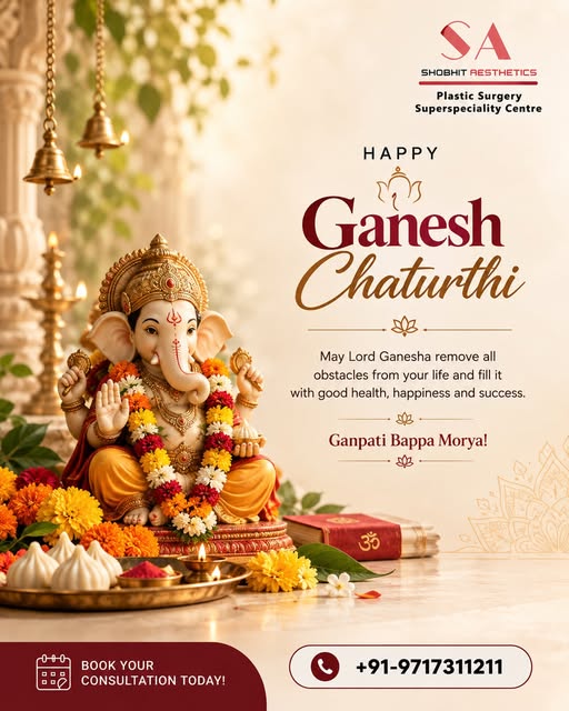 Happy Ganesh Chaturthi! 🌺

May Lord Ganesha remove all obstacles from your path and bless you with 