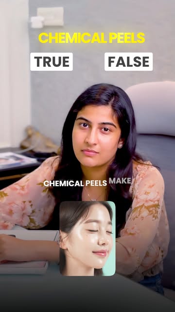 ✨ Skin Peels: True or False?

Think you know everything about chemical peels? 👀
Let’s separate the 
