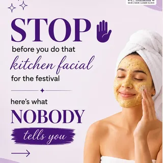 ✨ That festive glow? Don’t let it turn into a skincare SOS! 😅

Before you try that “kitchen facial”