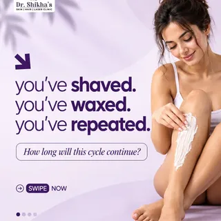 You’ve shaved. You’ve waxed. You’ve repeated. 🔄
But what if you could break the cycle?

Say hello t