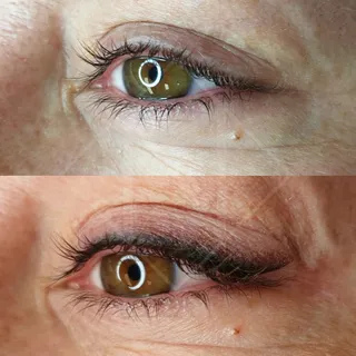 ¡Cada vez sois más las que os animáis con el eyeliner sombreado!

Lo podemos trabajar más o menos ma