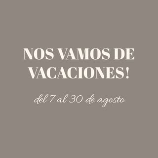 Desconectar para conectar✨

Nos vemos el 31 de agosto!

Para información o reservas de visitas podéi