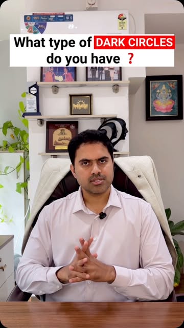 Comment “Dark circles” if you want a detailed video on the treatment options.  #darkcircles #darkcir