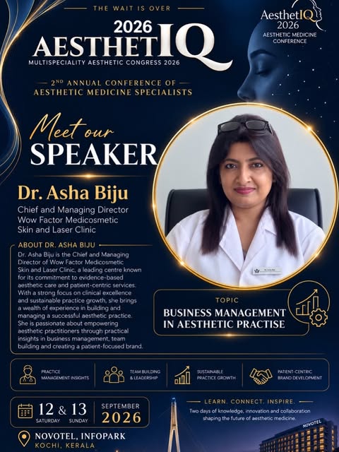 AESTHETIQ 2026
TOPIC
BUSINESS MANAGEMENT IN AESTHETIC PRACTISE