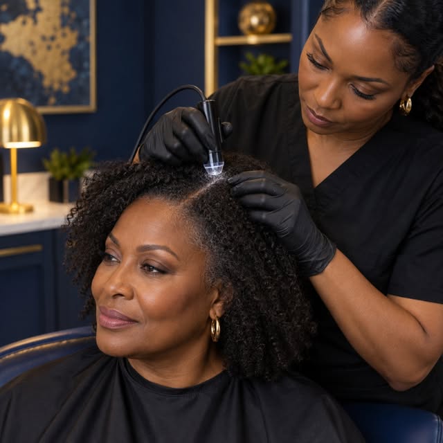 Healthy hair is supported by a healthy scalp 💙✨

Your scalp is a living environment, and the condit
