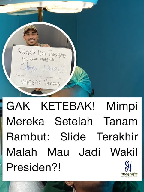 Ohhh ternyata ini alasan sebenarnya mereka melakukan tanam rambut?!😂

Geser sampai slide terakhir b