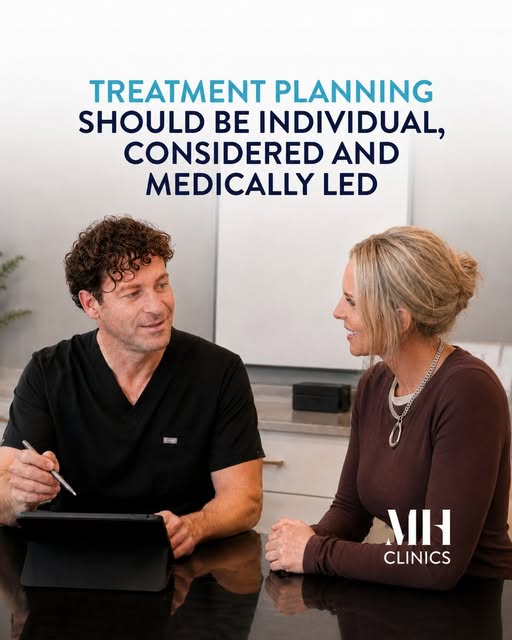 The right treatment plan starts with the full picture.

At MH Clinics, Dr Matthew Holman considers m