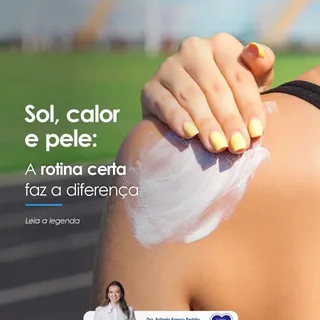 A exposição solar e as altas temperaturas exigem atenção redobrada com a saúde da pele. 

O uso adeq