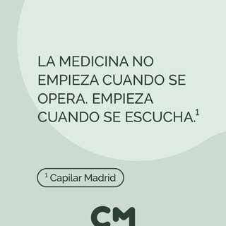 La medicina no empieza cuando se opera. Empieza cuando se escucha.

Detrás de cada paciente hay una 
