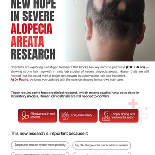 Research is opening new doors in alopecia management. #drpauls #yourconfidencepartner