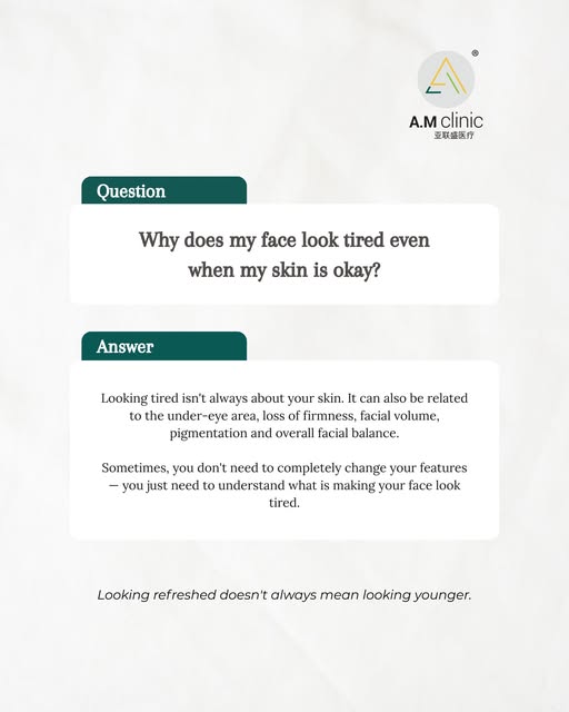 Looking tired isn’t always about your skin. 🤍
Under-eye concerns, loss of firmness, facial volume, 