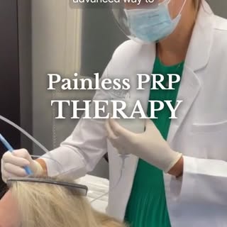 PRP without needles.⁠
⁠
Painless PRP delivers your body’s own growth factors beneath the scalp to ac