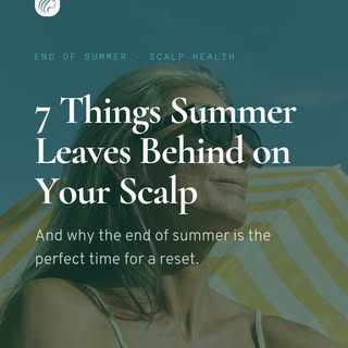 Summer leaves more behind on your scalp than you might think. ☀️⁠
⁠
Sweat, excess oil, dry shampoo, 