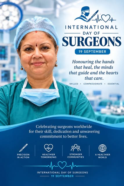 Did not know we had a day!!

To all surgeons across the world: Happy International Surgeons Day!

#S