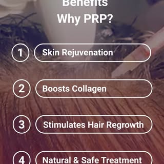 ✨ Hair PRP Treatment – A Natural Boost for Stronger Hair! ✨

Hair PRP (Platelet-Rich Plasma) is a mo