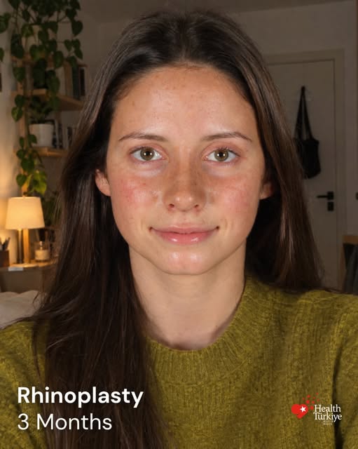 3 months post-op rhinoplasty results crafted by West Aesthetics. 🤍