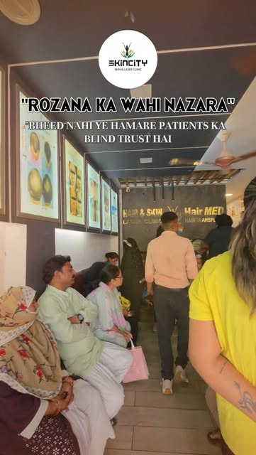 "Rozana ka wahi nazara:"Bheed nahi, ye hamare patients ka blind trust hai! ❤️"