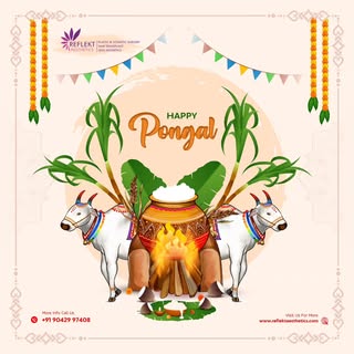 Happy Pongal/Sankranti to all

🌐www.reflektaesthetics.com

☎️📞9042997408