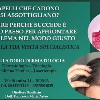 Perchè i capelli si stanno assottigliando o cadono più del normale?
Verificare la densità, lo spesso