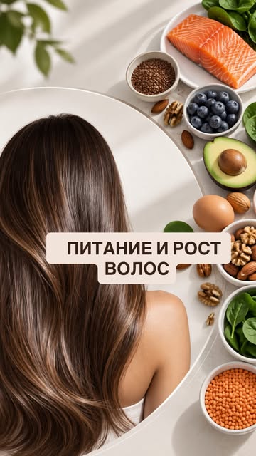 Состояние волос зависит не только от ухода, но и от того, что мы получаем с питанием.

Белок, железо