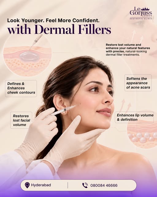 ✨ Enhance your natural features with confidence.

Dermal fillers can help restore lost facial volume